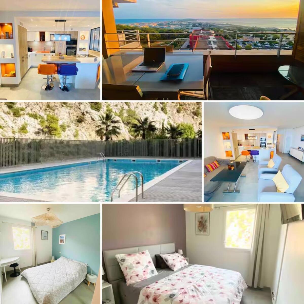 Luxueux T3 Piscine Et Vue Somptueuse Διαμέρισμα Σετ Εξωτερικό φωτογραφία
